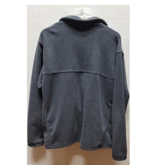 Columbia men's Size XL fleece full zip Gray Long Sleeve Pockets - Picture 2 of 6